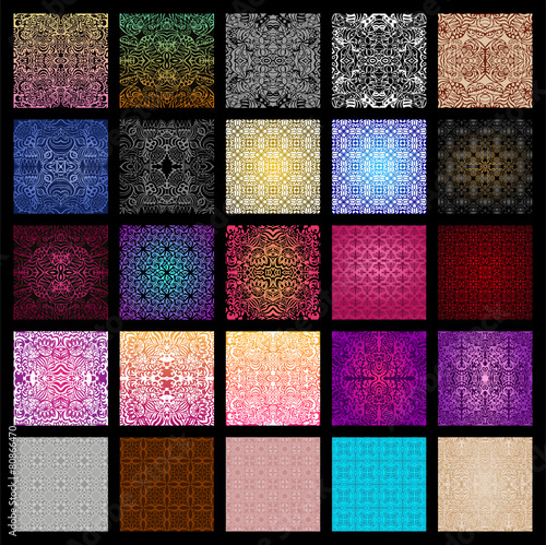 Big collection of seamless patterns