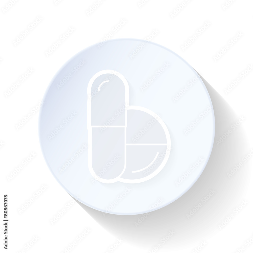 Spark-plug color flat icon Spark-plug color flat icon