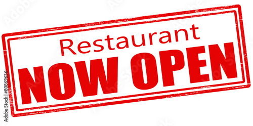 Restaurant now open