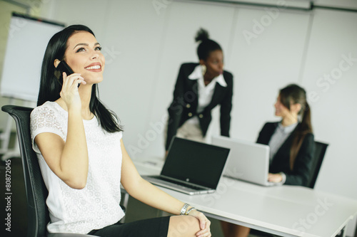 Young women in the office