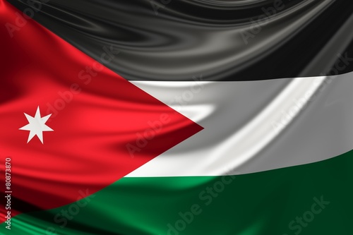 Flag of Jordania