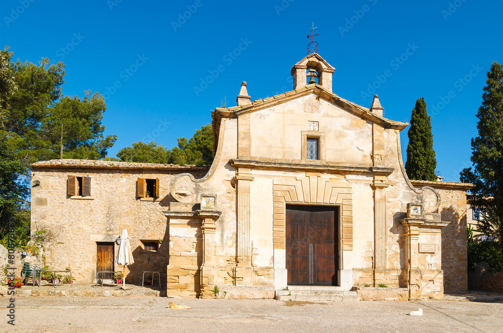 Church in Pollenca town, Majorca island, Spain