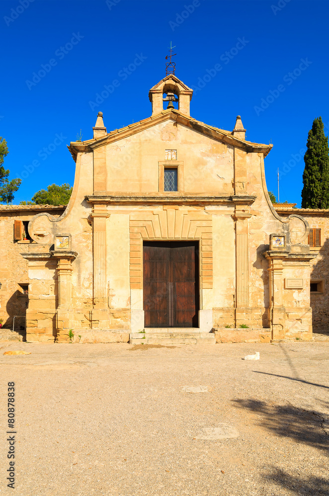 Church in Pollenca town, Majorca island, Spain