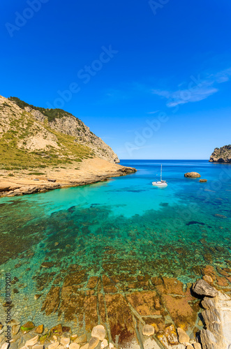 View of beautiful Cala Figuera bay, Majorca island, Spain © pkazmierczak