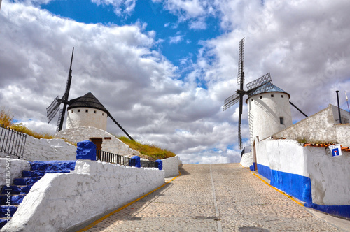 Tierra de molinos de viento, Campo de Criptana, España