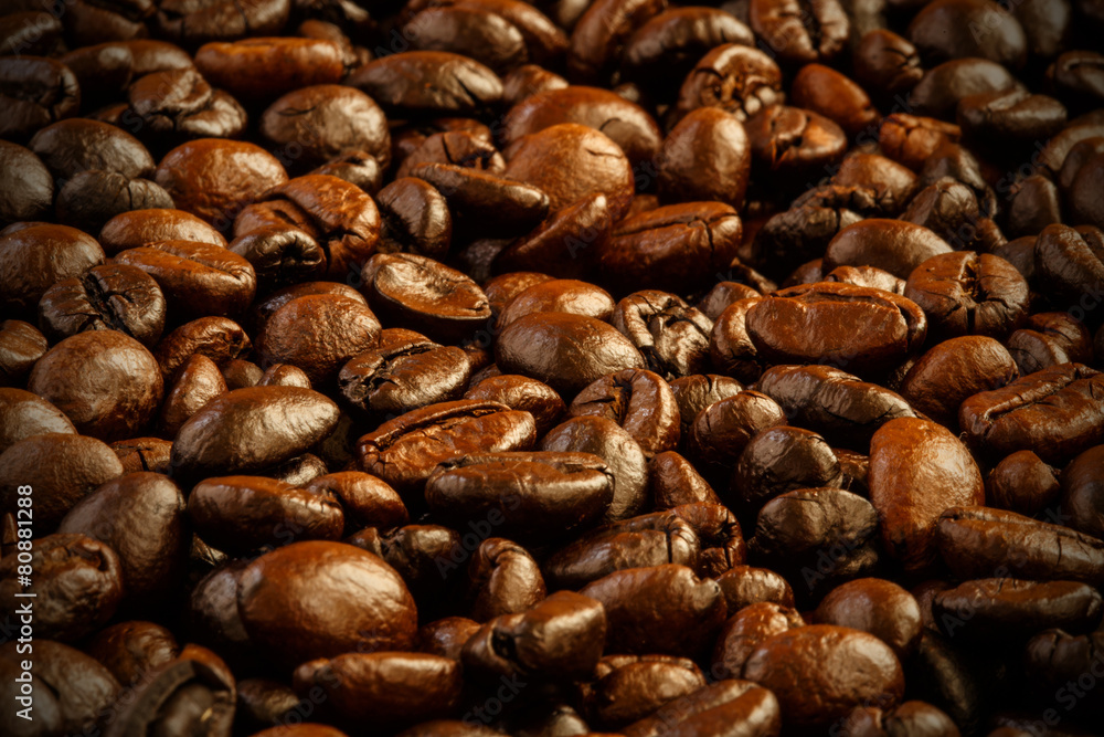 Fototapeta premium coffee beans background