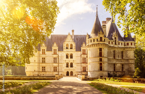 Fototapeta Zamek Azay-le-Rideau, zamek we Francji