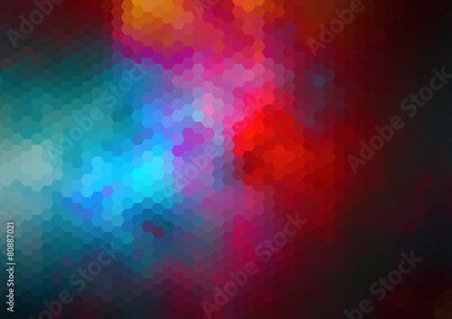 Retro pattern of geometric shapes for web design