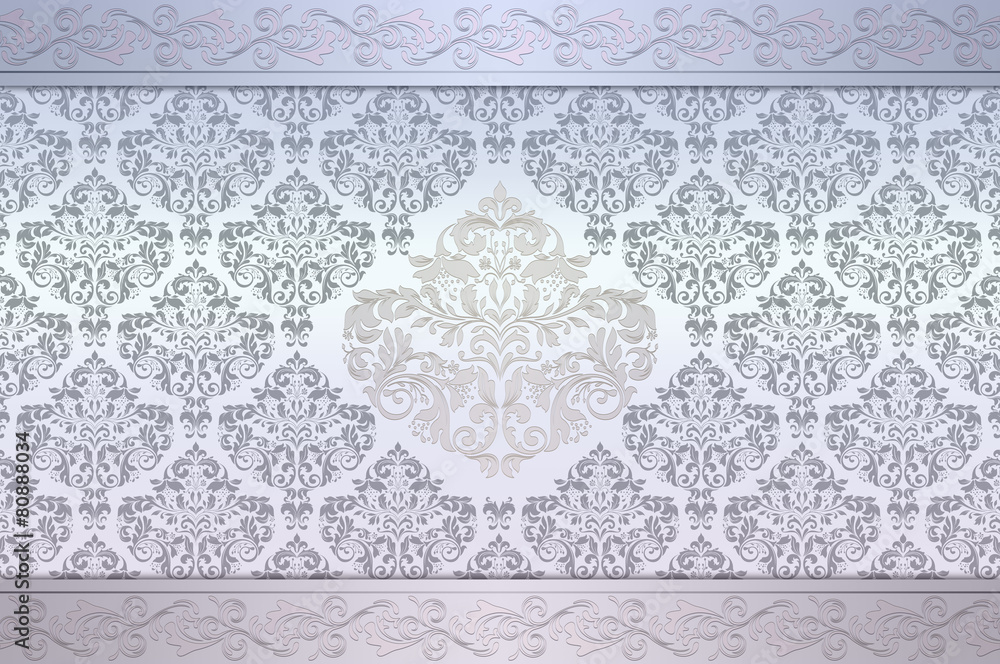 Fotografie Decorative background with vintage patterns.