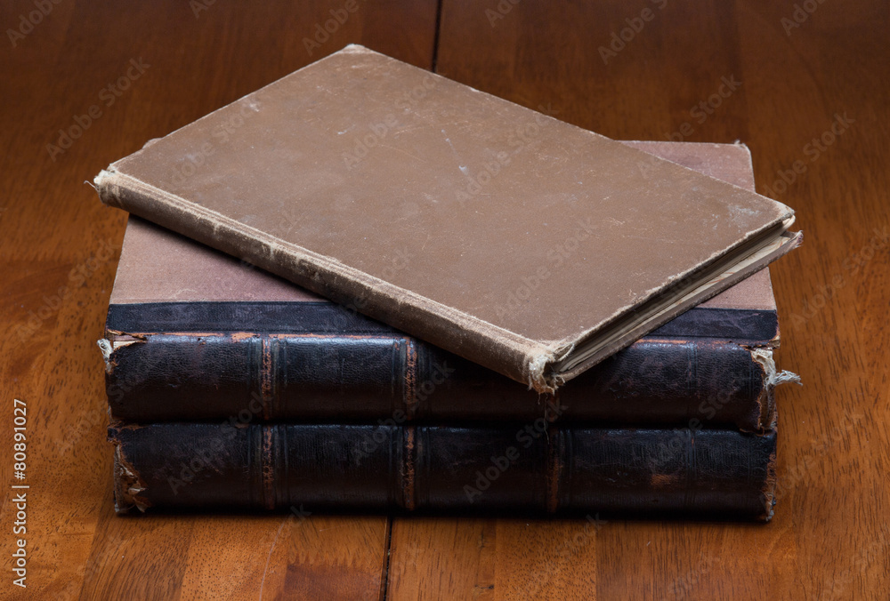 Obraz premium old books on table