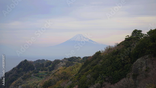 The state by which Mt. Fuji was judged from Fujimidai