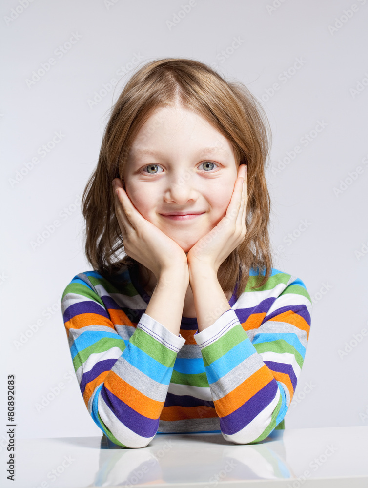 Portrait of a Boy with Blond Hair Portrait of a Boy with Blond Hair