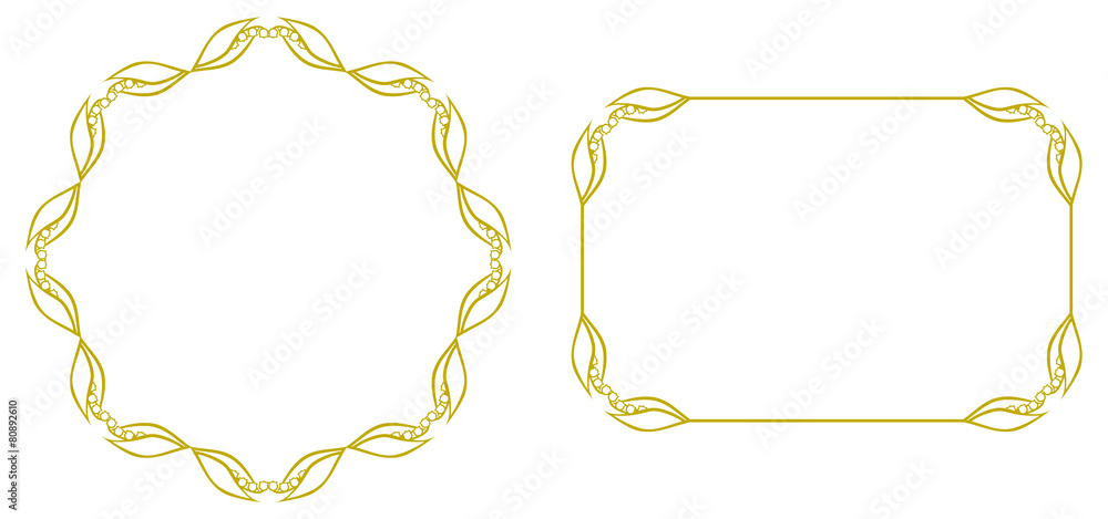 スズランのフレーム