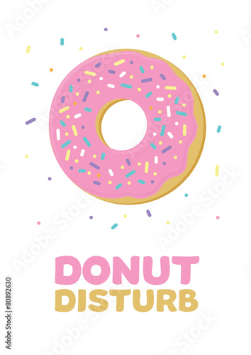 Donut vector illustration