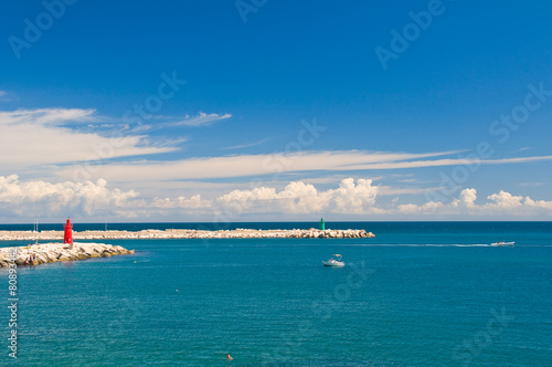 Panoramic view of Trani. Puglia. Italy.