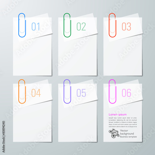 Vector Background #Tracing Paper & Clip