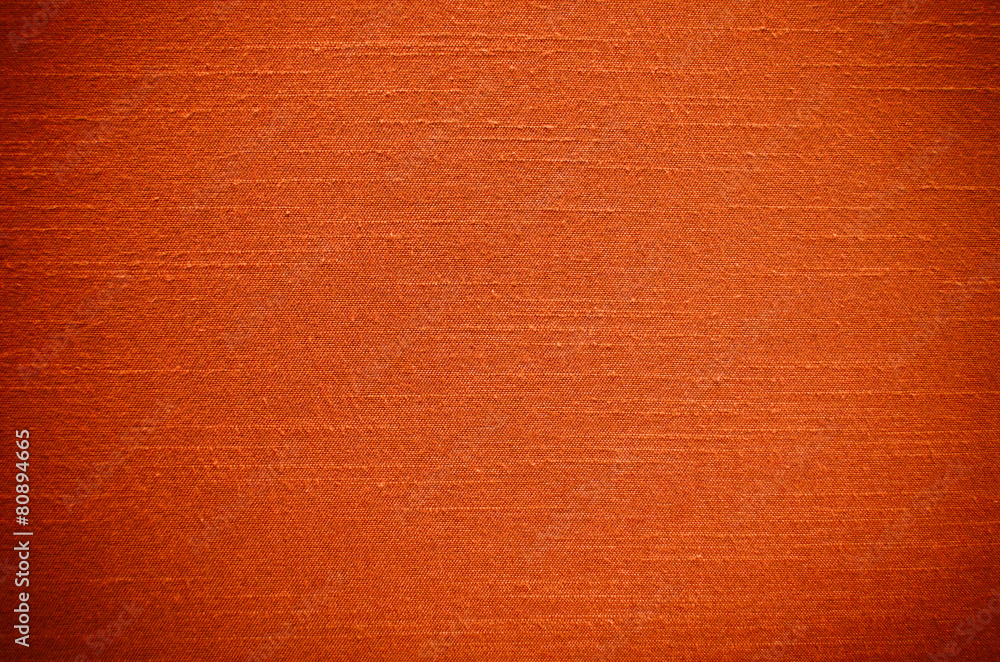 Fototapeta premium Orange Thai silk texture