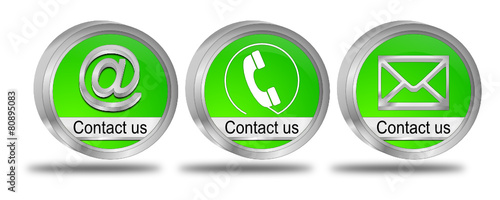 Button contact us
