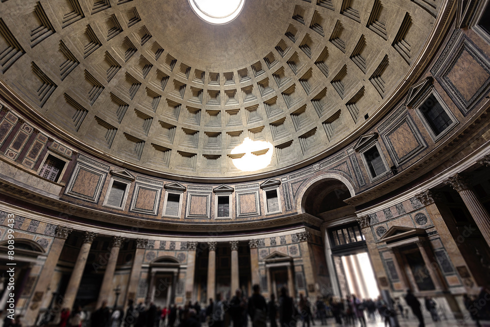 Im Pantheon in Rom, Italien