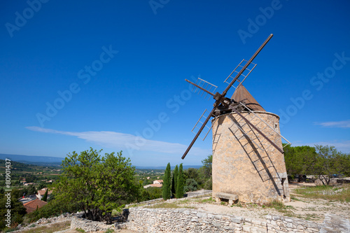 Windmill in Saint Saturnin les Apt  Provence  France