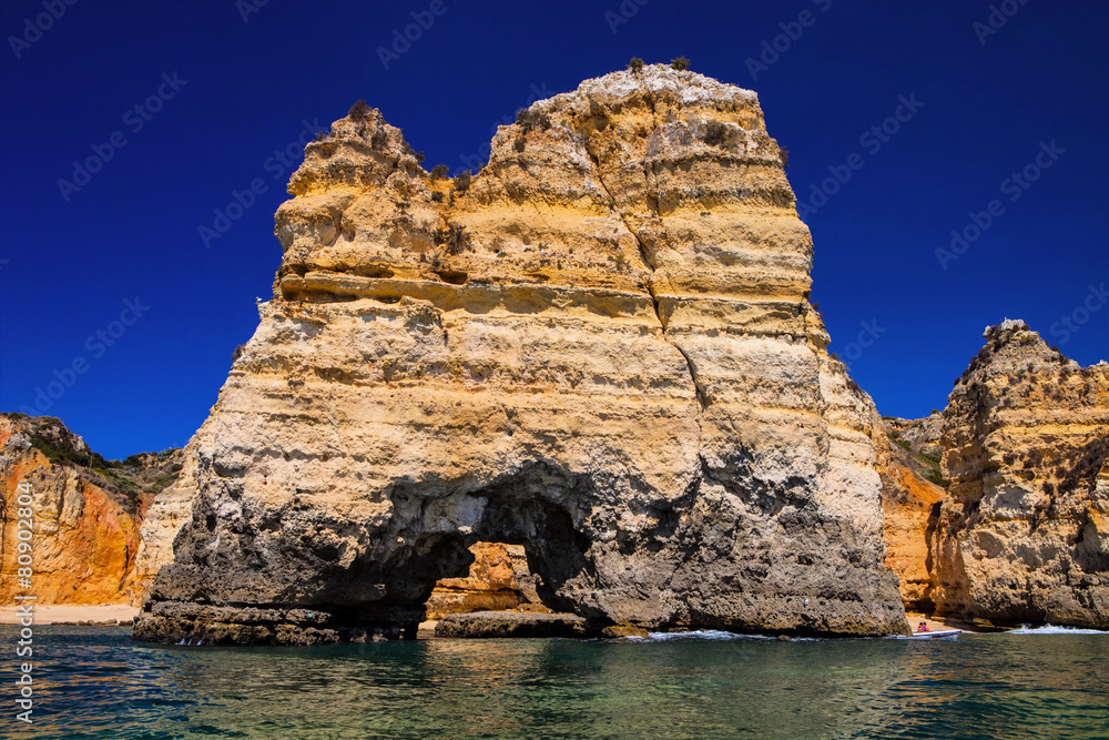 rock gate,province the Algarve, Portugal