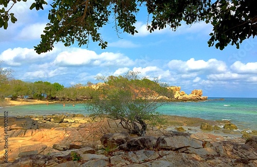 people swimming at Samed Island,Thailand. 