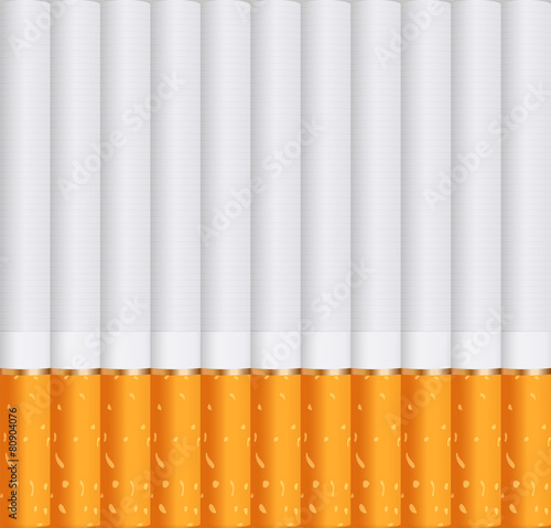 Cigarettes as a background