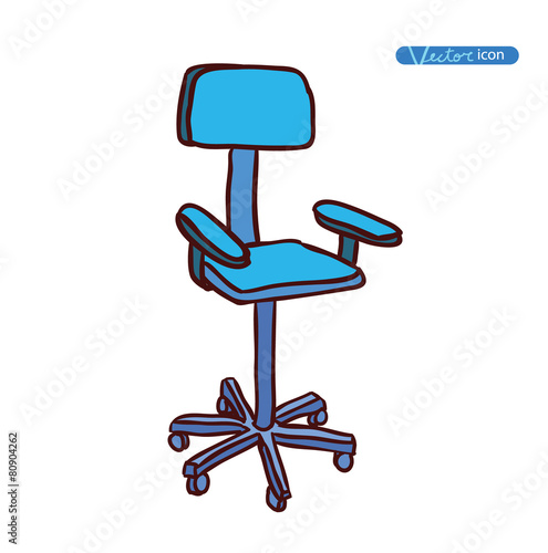 Chair icon, vector illustration.