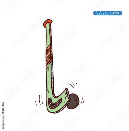 Hockey Stick icon, vector illustration.