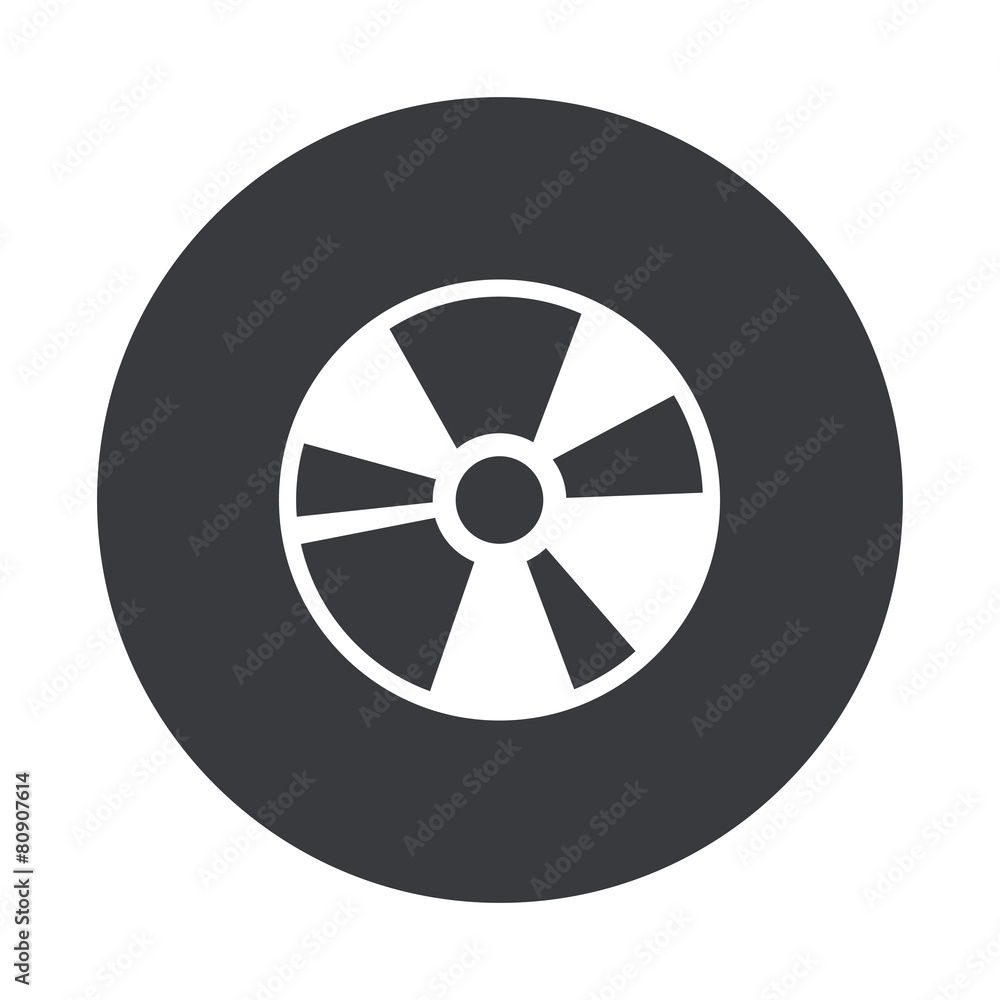 Vector modern gray circle icon Vector modern gray circle icon