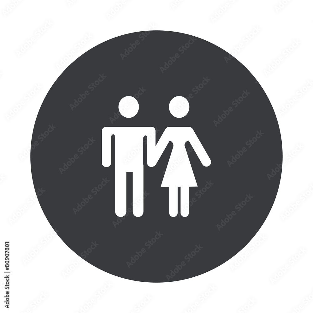 Vector modern gray circle icon Vector modern gray circle icon