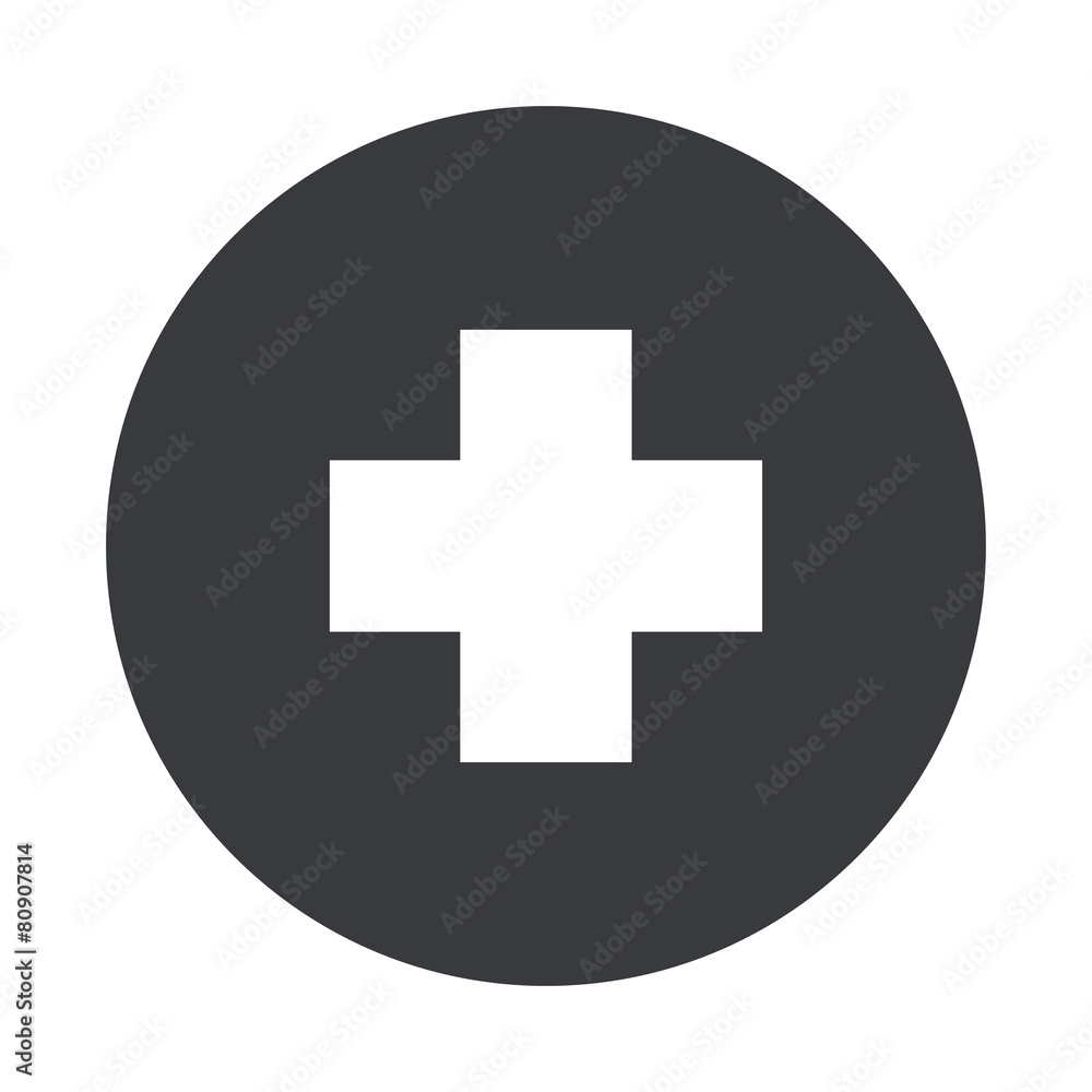 Obraz premium Vector modern gray circle icon