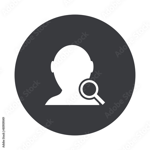 Vector modern  gray circle icon