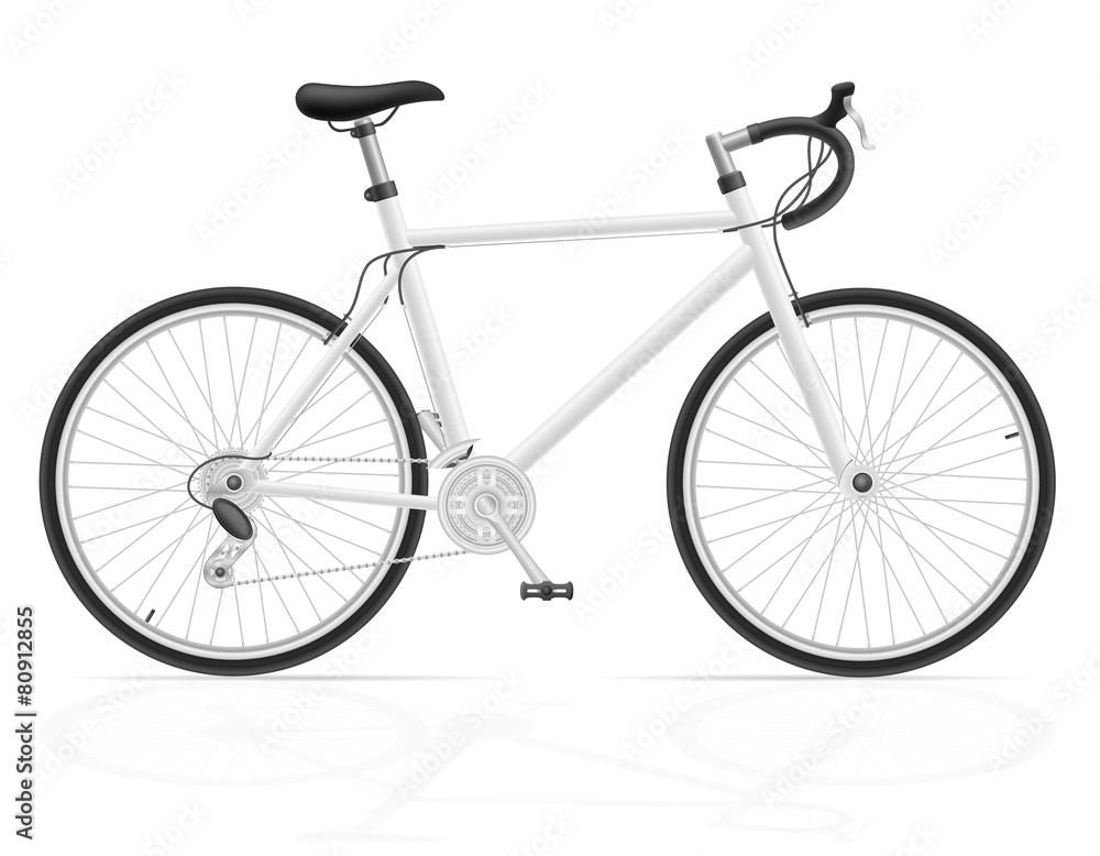 road bike with gear shifting vector illustration road bike with gear shifting vector illustration