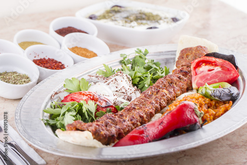 Turkish Kebab Adana, Urfa, Beyti, Abbaganus, Sogurme
