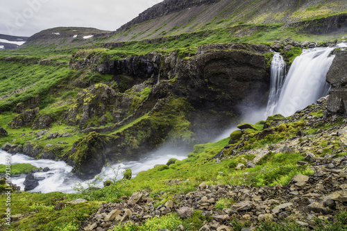 Dynjandi  a Waterfall in Iceland