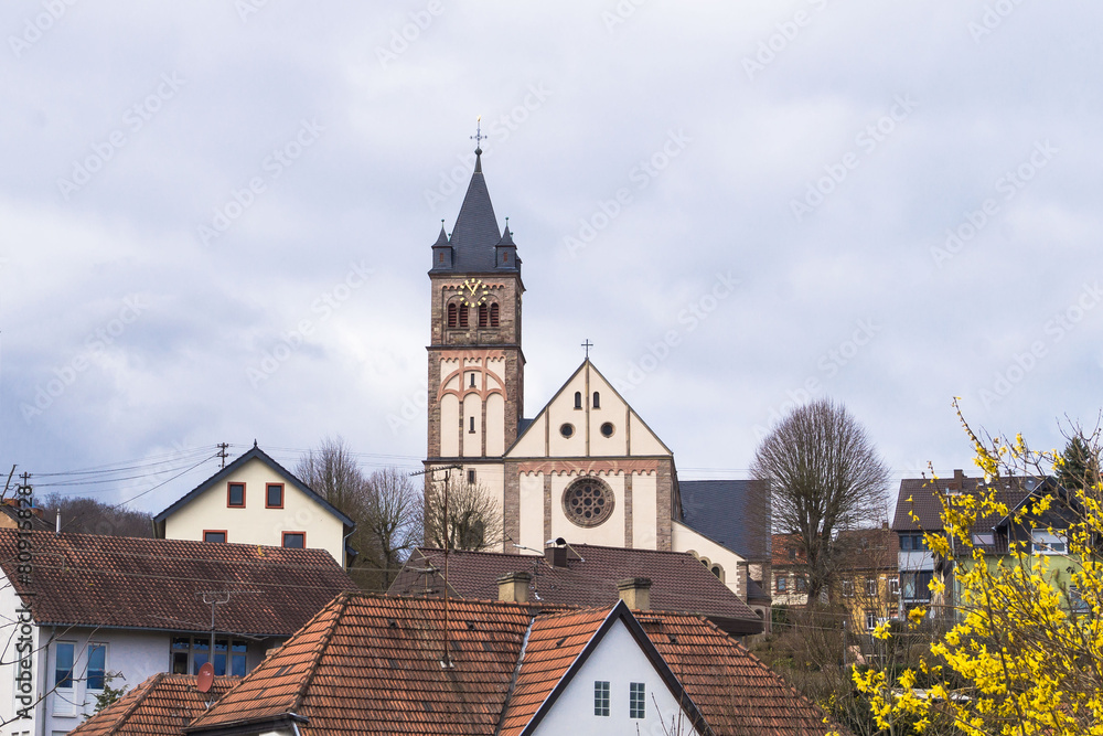 Fototapeta premium Kirche in Fischbach