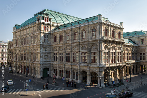 Wiener Staatsoper - R  ckansicht