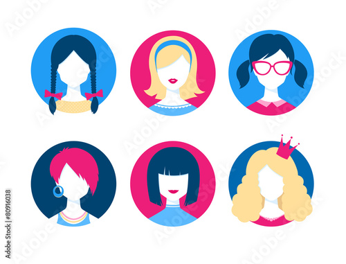 Female avatars.