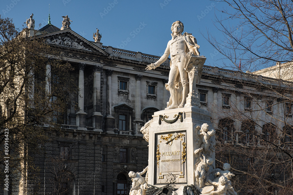Mozart Denkmal in Wien