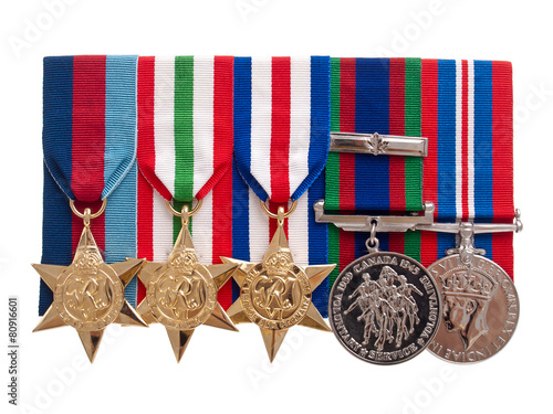 World War II Canadian medals