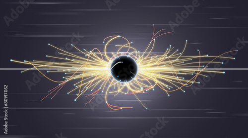 Particle Collision and Blackhole in LHC (Large Hadron Collider)