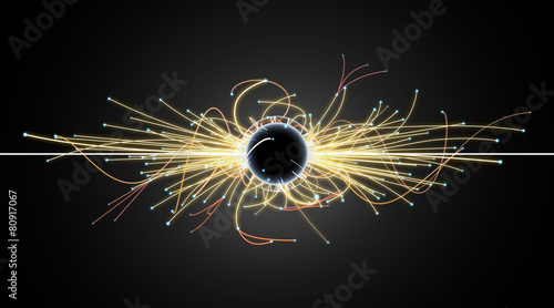 Particle Collision and Blackhole in LHC (Large Hadron Collider)