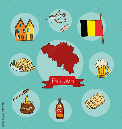 The set of national profile of the belgium