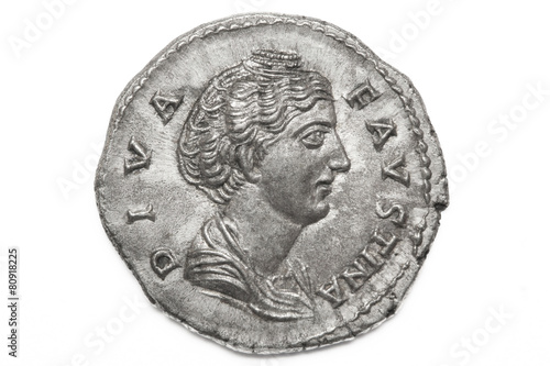 Diva faustina, Roman coin