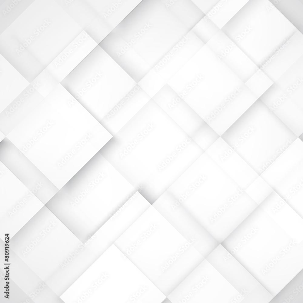 Fototapeta premium Vector Abstract geometric shape from gray cubes.