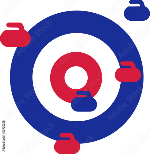 Curling House with Rocks