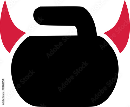 Curling Rock Devil