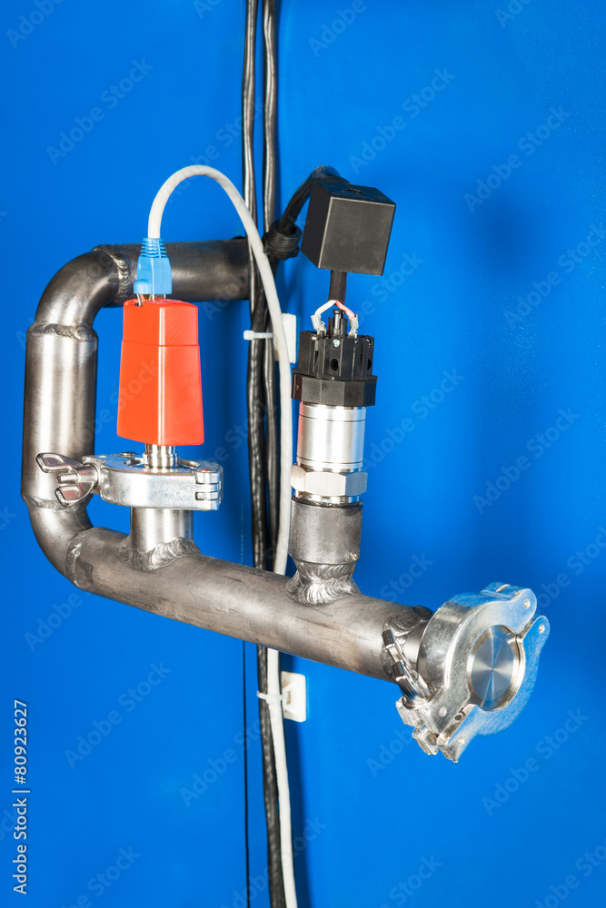 Obraz premium pipes and sensors