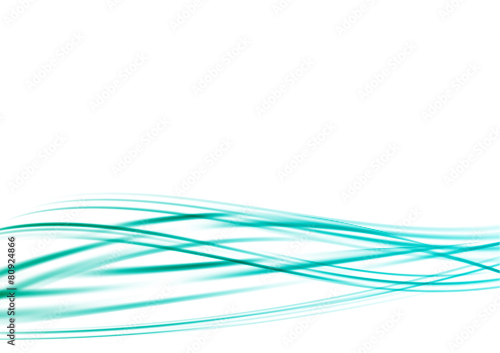 turquoise blue green lined flowing swoosh waves turquoise blue green lined flowing swoosh waves